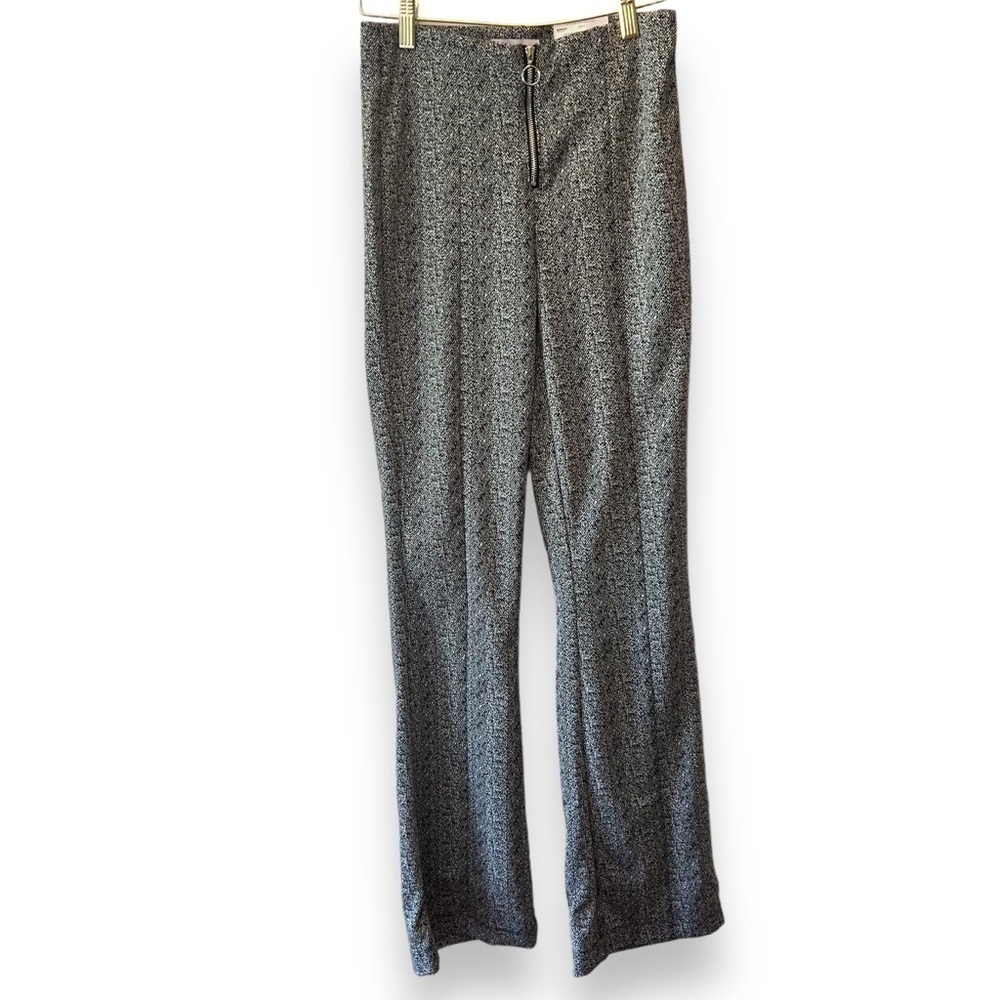 SO Black and White Stretchy Retro Wide Leg Flare Pants Size Small NWt